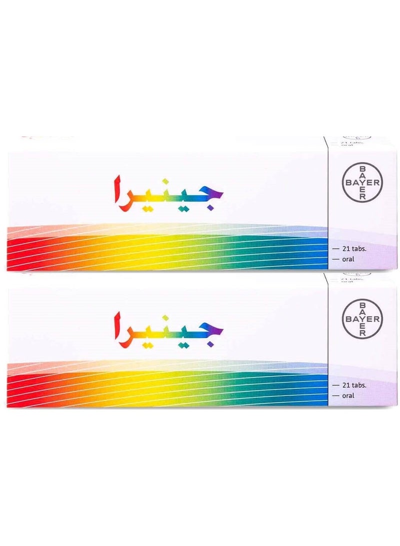 BAYER pack of 2 Gynera Tablet 21pcs - Image 1